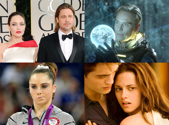 Brad Pitt, Angelina Jolie, McKayla Marony, Michael Fassbender, Kristen Stewart Brad Pitt, Angelina Jolie, McKayla Marony, Michael Fassbender, Kristen Stewart